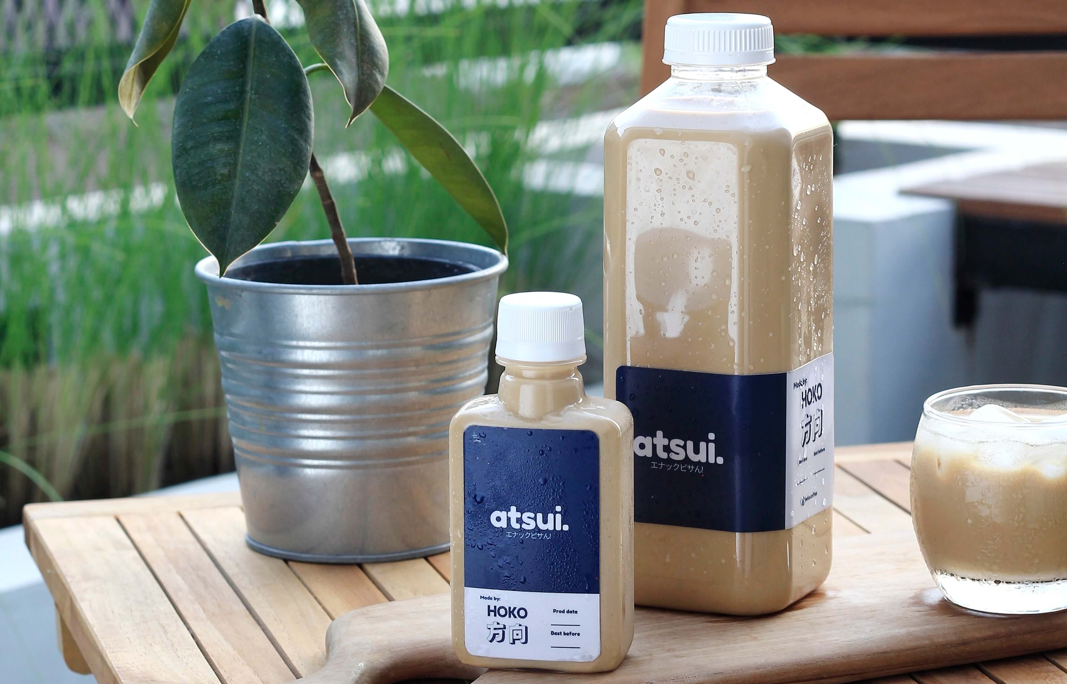 Proses menuang Atsui HOKO Coffee